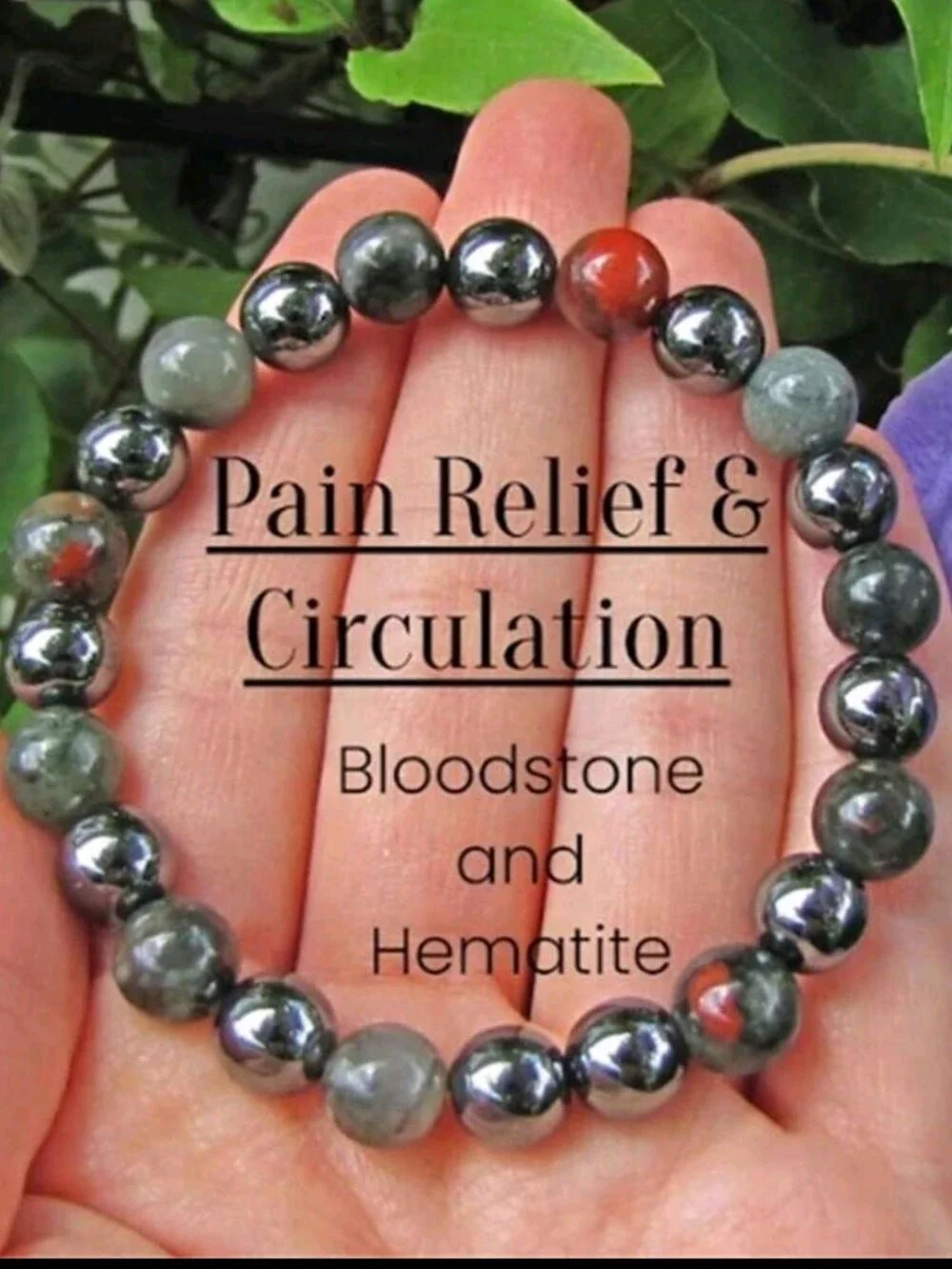 1pc Anxity Relief Bracelet, Stress, Relieving, Anti-fatigue Natural African